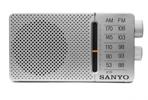 Radio Sanyo KS147 Transistor Am/FM. (Plateado)