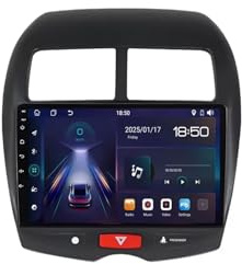 Car Radio para Mitsubishi ASX 1 2010-2016 Android 15 9 Pulgadas Multimedia Pantalla con BT GPS WiFi Radio Backup Camera para, 8 Core 6G+128G