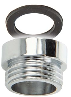 tecuro Mischdüse - Armaturen Adapter M22 x 1 IG auf 1/2 Zoll Außengewinde, Messing verchromt