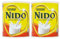 Nestle Nido Instant Vollcreme-Milchpulver, 2 x 900 g
