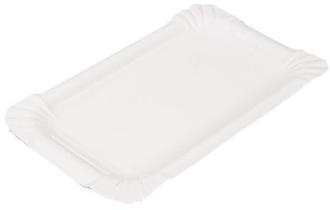 García de Pou 320.05 Bandejas Pastelería Pequeñas, 17.5 x 11 Cm, Set de 250, Blanco