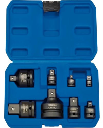 Draper Impact Socket Adaptor Set (8 Piece) (Part no: ISAS/8)