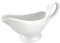 Small White Sauce Jug,White Porcelain Ceramic,Steak Gravy Boat Tableware Porcelain Kitchen Gravy Pouring Boat Condiment Bowl with Handle (S)