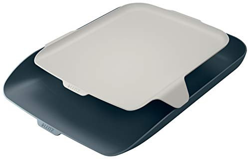 Leitz A4 Briefkorb mit Organiser, Samtgrau, Cosy-Serie, 52590089