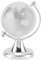 Alvinlite Mini Kristall Globus 6.5 x 4 cm, Globus Glaskugel Dekoration, Weltkarte Kristallkugel Desktop Ornament Sphere Home Office Dekor Geschenk(Splitter)