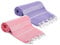 Turquoise Home - Großes türkisches Pestemal Badetuch Hamamtuch Saunatuch XXL Badetuch 100 x 180 cm Sauna Spa Yoga Strand Picnic dünn und leicht (Rosa - Lilac, 2)