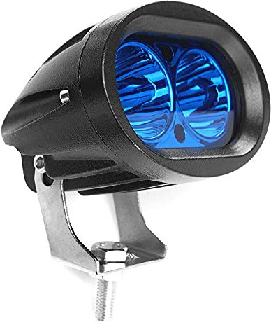 Lampada di Avvertimento per Carrello Elevatore, Riloer IP67 Impermeabile 9-60V Kit Luce Spot Luce di Lavoro di Sicurezza Blu