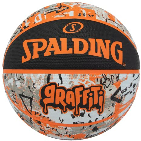 Spalding Unisex – Erwachsene Graffiti Sz7 Ball, Orange, 7