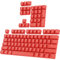PWNAGE Full PBT Gaming Keycap Set - Double Shot PBT Shine Through Full Keyboard Keycaps (Red)