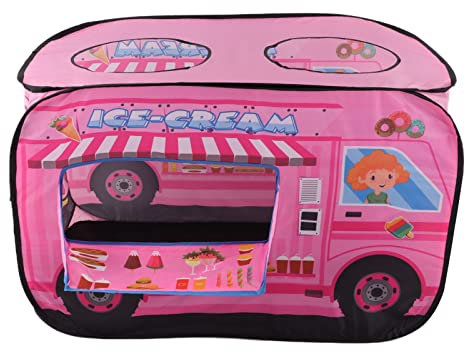 Alvinlite Eiswagen Pop-Up Kinderspielzelt für Jungen & Mädchen Indoor Outdoor Spielzeug Spielzelte