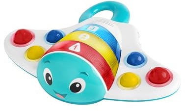 Baby Einstein, Ocean Explorers, Pop & Explore, jouet d'activité Stingray Popper, 6 mois et plus