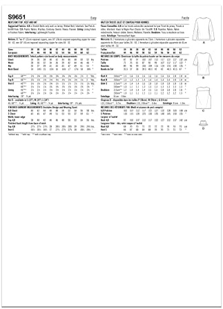 Simplicity SS9651AA Men/BOY TOP/Vest AA (34-36-38-40-42)
