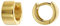 trendor Damen Ohrringe Gold 333/8K Creolen Ø 10 mm eleganter Ohrschmuck für Damen, zauberhafter Schmuck aus Echtgold, zeitlose Geschenkidee für Frauen, 41496