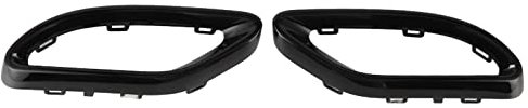 Auspuffblenden-Abdeckung, Yosoo, Glänzend Schwarz Auspuffblenden-Abdeckung, Ersatz für A B C E GLC CLS-Klasse W177 W247 W205 W213 X253 C257
