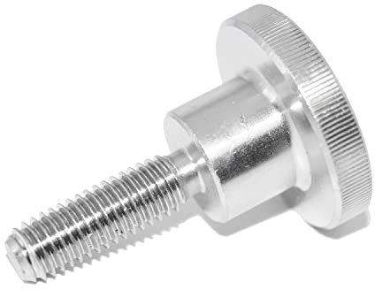 Rändelschrauben M4X10 2 Stück Stellschrauben DIN 464 A1 Edelstahl (1.4305) rostfrei, VA Niro, hohe Form
