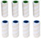 DEFROL 2/4/8-teilige Rollenbürste Rollenbürsten ersetzen, for Kärcher Hartbodenreiniger FC 3 FC 3D FC 5 FC 7 Staubsauger Dampfer (Color : 8PC)