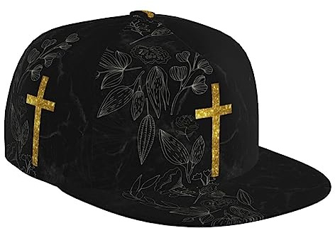 ROSIHODE Jesus-Kreuz-Baseballkappe, Workout-Hüte mit verstellbarem Riemen für Männer und Frauen, Papa-Hut, Snapback-Hut, Jesus-a6, Einheitsgre