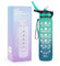 CHEERSONIC 900 ml Wasserflasche mit Trinkzeiten und Strohhalm, motivierende Trinkflaschen mit Tragegurt, BPA- und giftfrei, auslaufsichere Flasche, perfekt für Fitness, Fitnessstudio und Outdoor