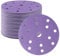 100 PCS 150mm Sanding Discs 180 Grit Ceramic 6 inch Sanding Discs Hook & Loop Sanding Pads Professional Orbital Sander Discs for Car Wood Metal Steel Sanding/Polishing