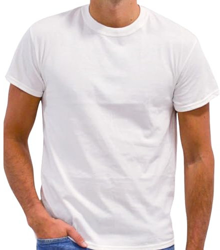 VP PINUCCIO VENEGONI Set 3 Magliette Intime Uomo Cotone Maglia Intima Uomo Girocollo Alto Nera Bianca 100% Cotone Made in Italy Intimo Uomo Canottiere Uomo Cotone Biancheria Intima Uomo