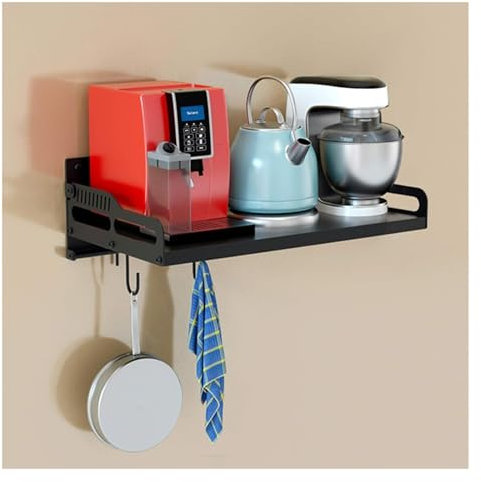 Rejilla para horno de microondas, soporte plegable para microondas, soporte para rejilla para horno, estantes organizadores de almacenamiento colgantes (tamaño: 40 × 100 cm) (tamaño: 40x80 cm) (40x60