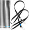 100 Stk Männer Lanyards schulsachen schulzeug metallhaken halsreif pezzettino Büro Schlüsselbänder Schlüsselband Lanyards für Männer tragbare Lanyards Kartenhalter Polyester SHINEOFI