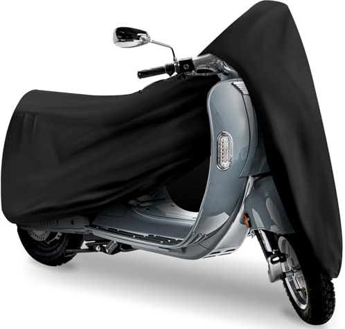 Tokept Scooter Cover, Waterproof Outdoor Moped & Vespa Cover, Black