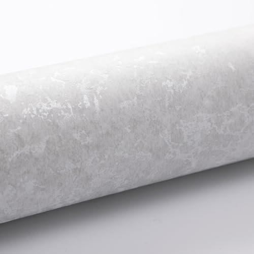 Beswitory Industrial Concrete Wallpaper - Grey Cement with Subtle Metallic Glitter Textured Wallpaper Feature Retro Decorative Luxury Wall Paper Roll for Living Room, Hallway, Bedroom