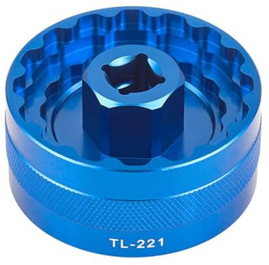 lazyfun Fahrräder 5 in 1 Tretlager Cup Tool Fahrräder Tretlager Ausdreher Tretlager Schraubenschlüssel Stecknüsse