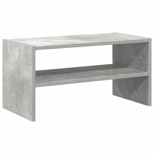 vidaXL Schuhregal Stapelbar Betongrau 60x30x30,5 cm