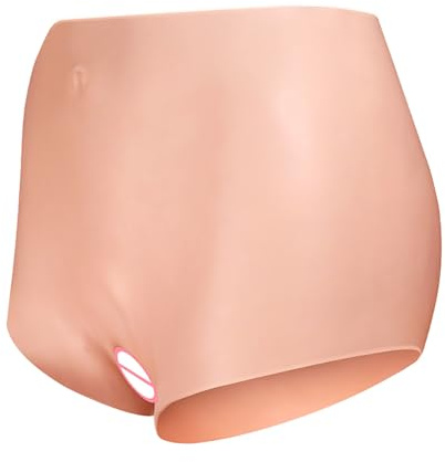 Kutocesy Crossdresser Men's Hiding Gaff Silicone Vagina Panties for Transgender Crossdress Cosplay Drag Queen Fake Pussy for Men Role Play