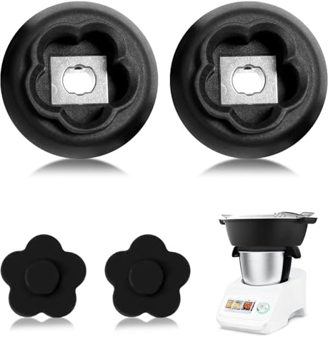 TPTGIAR 2 Stück Kupplungsführung Getriebe für Monsieur Cuisine, Getriebeführung mit Blumen 5 Zweigen für Monsieur Cuisine Smart, Kupplung kompatibel für Monsieur Cuisine Connect Zubehör
