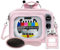 Bolsa de hombro para televisión, mochila de viaje, adorable mochila escolar compacta de gran capacidad, bolsa multifuncional de uso diario para viajes, actividades al aire libre, rosa, Refer to