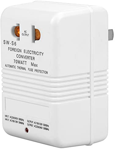 BigKing 70 W Leistungstransformator, bidirektionaler Spannungswandler von 110 V auf 220 V, anwendbare elektrische Geräte unter 30 W (Nationaler Standardstecker)