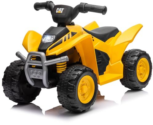 GYMAX Kids Electric Quad Bike, 6V Battery Powered Toy Car with Horn and Headlight, Children Ride on ATV for 18-36 Months Old Boys Girls