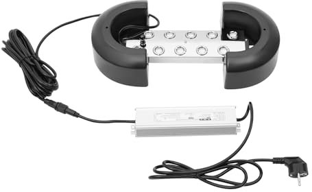 YISSALE Nebelmacher 10 Kopf 7L/H Ultraschall Nebelgerät,mit Boje und 350 W Netzteil,Ultraschall Nebelmaschine für Gartenbau,Gewächshauslandschaft