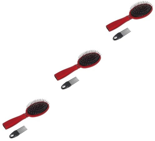 SHINEOFI 3pcs Hair Brush Stash Safe Hidden Container for Money Cash Jewelry Portable Detangling Hair Comb Secret Stash Function for Travel