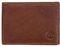 Timberland Portefeuille de sécurité pour homme en cuir véritable avec blocage RFID - Marron - Taille unique