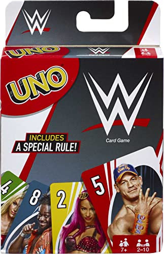 UNO WWE Mattel Games Card Game FNC47