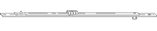 ROTO NT Mittelverschluss mehrteilig SH, 1P, L=200 mm (255284)