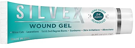 Be Smart Get Prepared SILVEX Wound Gel, 0.5 Fl Oz (Pack of 1), Clear