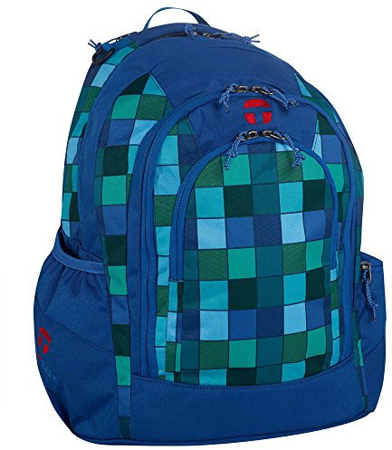 Take it Easy BERLIN Schulrucksack Rucksack Daypack + REGENSICHERHEITSHÜLLE GRATIS dazu (Lagoon)