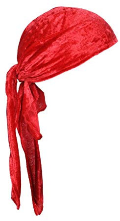 Thetru Piraten-Kopftuch in rot | Einheitsgröße Erwachsene | Piraten-Bandana für Freibeuter-Kostüme zu Karneval und Fasching