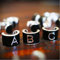 Stethoskop Charms mit einfachen Monogrammen (K)