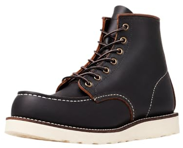 Red Wing 8849 Erbe Arbeit 6 Moc Toe Stiefel schwarz UK 10