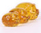Jaswass Kristallschwein-Figur Mini-Tierfigur Glas-Schwein Glücksschwein Deko süßes Schwein 2.75 Gold