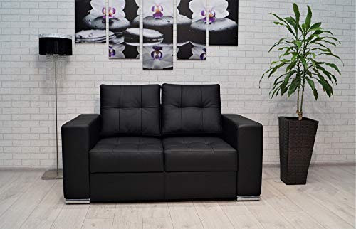 Quattro Meble Echtleder 2 Sitzer Sofa Mallorca Pik Breite 150cm Ledersofa Echt Leder Couch große Farbauswahl !!!