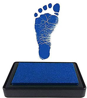 Baby Hand- und Fußabdruck Stempelkissen, Druck-Set, Pfotenabdruck-Set, Baby-Stempelkissen, ungiftig, sicher leicht abwaschbar, Bilderrahmen-Souvenir