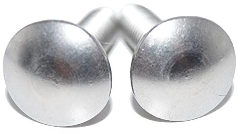 Schlossschrauben M6x20 10 Stück Flachrundschrauben mit Vierkantansatz DIN 603 A2 Edelstahl