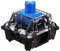 Gateron KS-15 Optical Switches for MX Mechanical Gaming Keyboard | 55g Force | Tactile| Clear Top RGB Switches for Backlit Keyboard | (90 PCS, Blue)